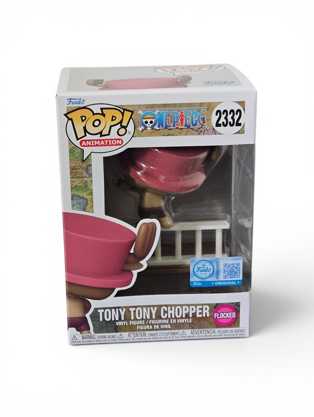 Funko Pop! One Piece Tony Tony Chopper Figure - Flocked Entertainment Earth